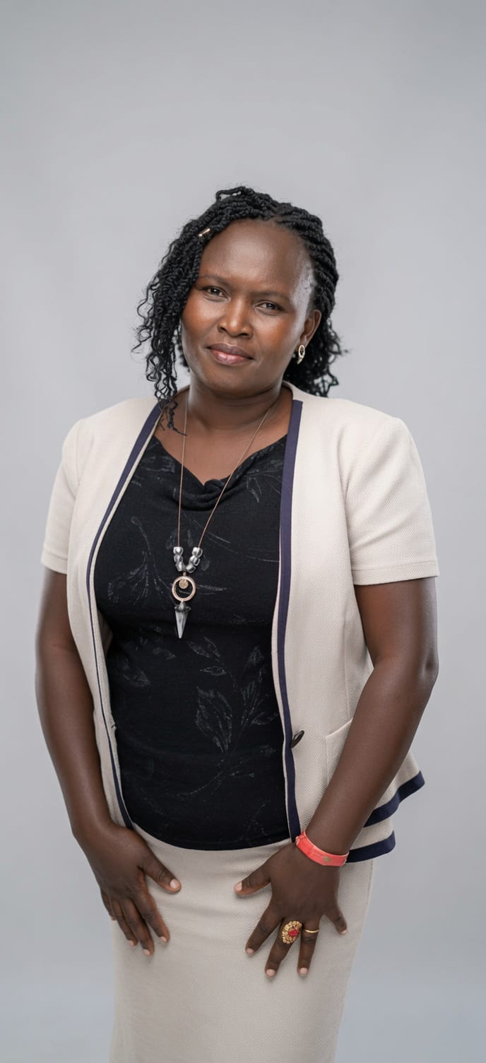 Mercy Njeri in her office